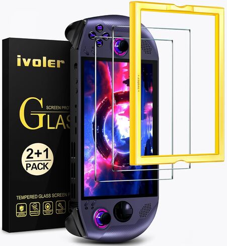 ivoler 3-Pack Screen Protector for ASUS ROG Xbox Ally X/ROG Xbox Ally Handheld 2025, Tempered Glass, 7 inch Full Coverage, Transparent Ultra HD, Anti-Scratch, Anti-Fingerprint in Saudi Arabia