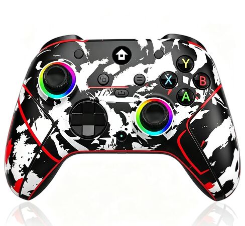 SZDILONG Wireless 2.4GHz Controller for Xbox, Xbox One Series X|S,Steam,PC | 1000mAh Battery,7 Colors RGB Light,Turbo/Programmable,Hall Effect Sticks,Type-C Charge,Dual Vibration,3.5mm Audio Jack,BLACK in Saudi Arabia