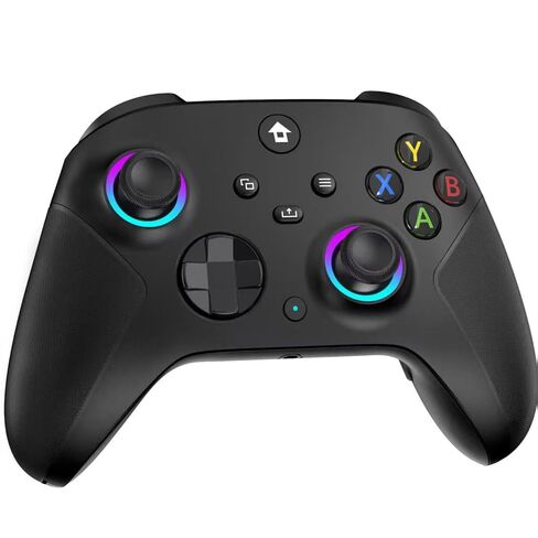 SZDILONG Wireless 2.4GHz Controller for Xbox, Xbox One Series X|S,Steam,PC | 1000mAh Battery,7 Colors RGB Light,Turbo/Programmable,Hall Effect Sticks,Type-C Charge,Dual Vibration,3.5mm Audio Jack,BLACK in Saudi Arabia