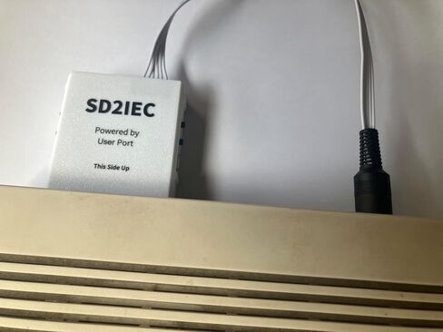 Micro SD Card Reader (SD2IEC) for Commodore 64, Powered by User Port in Saudi Arabia