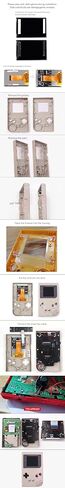 HISPEEDIDO V5 Ultra IPS Backlight Kit For GAMEBOY GB DMG FRM OSD Backlit LCD Screen Kits | V5 Ultra IPS Backlight Kit For GAMEBOY GB DMG Replacements Backlit Kits LCD Screen 36 color modes Built in FRM OSD Function in Saudi Arabia