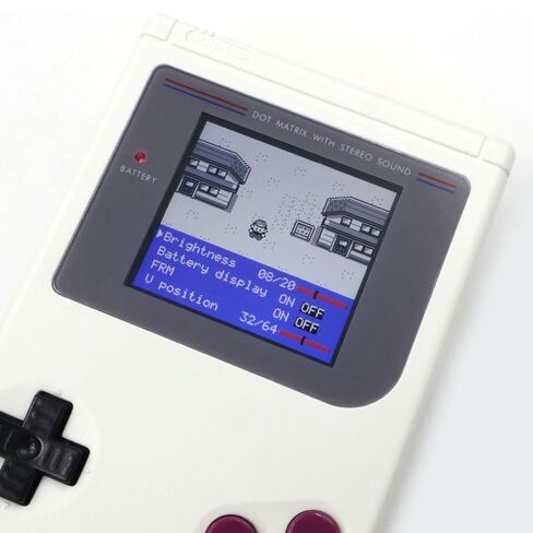 HISPEEDIDO V5 Ultra IPS Backlight Kit For GAMEBOY GB DMG FRM OSD Backlit LCD Screen Kits | V5 Ultra IPS Backlight Kit For GAMEBOY GB DMG Replacements Backlit Kits LCD Screen 36 color modes Built in FRM OSD Function in Saudi Arabia