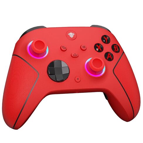 SZDILONG 2.4GHz Wireless Controller for Xbox, Xbox One Series S|X, PC,Steam | Turbo/Programmable,Hall Effect Sticks,1000mAh Battery,7 Colors RGB Light,Dual Vibration,Type-C Charge,3.5mm Audio Jack,RED in Saudi Arabia