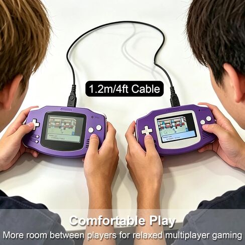 2 Pack Link Cable for GBA, 2 Player Link Cable for Nintendo Gameboy Advance SP/Gameboy Advance in Saudi Arabia