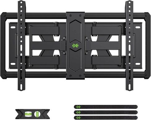 Full Motion TV Wall Mount for Most 37"-84" Flat Screen TV, Swivel or Tilt TV Wall Bracket with Dual Articulating Arms, for 12"-16" Wood Studs, Max VESA 600x400mm, Load 120 lbs by USX MOUNT in Kuwait