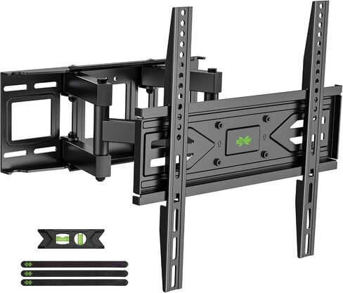 Full Motion TV Wall Mount for Most 37"-84" Flat Screen TV, Swivel or Tilt TV Wall Bracket with Dual Articulating Arms, for 12"-16" Wood Studs, Max VESA 600x400mm, Load 120 lbs by USX MOUNT in Kuwait
