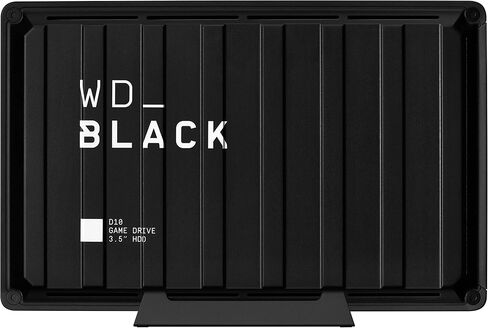 WD_BLACK 8TB D10 Game Drive - Portable External Hard Drive HDD Compatible with Playstation, Xbox, PC, & Mac - WDBA3P0080HBK-NESN in Kuwait