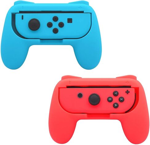 Joy Con Grips Compatible with Nintendo Switch, Handle Kit for Nintendo Game Switch Joy Con Controller 4 Pack (Matte Finish) in Saudi Arabia