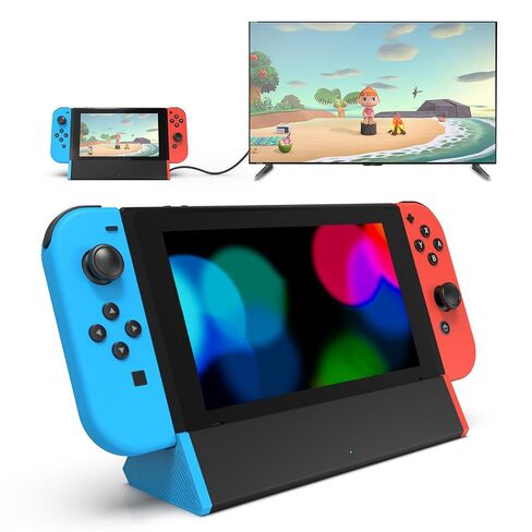 SIWIQU TV Dock Station for Nintendo Switch/Switch OLED, Portable TV Docking Station Replacement with 4K HDMI Adapter/Type C Port/USB Port for Official Nintendo Switch (for Switch/OLED) in Kuwait