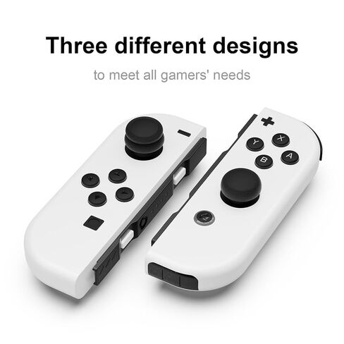 Skull & Co. Skin, CQC and FPS Thumb Grips Set Joystick Cap Analog Stick Cap for Nintendo Switch Joy-Con Controller - Black, 3 Pairs (6pcs) in Kuwait