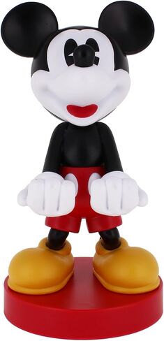 Cableguys Disney Mickey Mouse Controller Holder & Phone Stand - Gaming Setup Accessories for Desk and Game Room, Controller Stand Compatible with Xbox, PlayStation & Most Standard Game Controllers in Saudi Arabia
