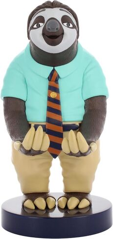 Cableguys Zootopia Flash The Sloth Controller Holder & Phone Stand - Gaming Setup Accessories for Desk and Game Room, Controller Stand Compatible with Xbox, PlayStation & Most Standard Controllers in Saudi Arabia