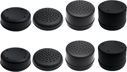 Thumb Grips for PS5/4, for Xbox One/Series/360 Switch Pro Controller | 8 Pack Anti-Slip Rubber Raised Joystick Caps, Ergonomic Analog Stick Grip, 4 Height Convex & Concave in Saudi Arabia