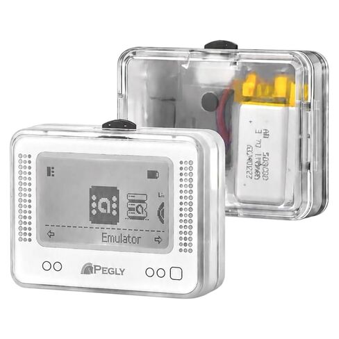 PEGLY Smart NFC Emulator Compatible with Nintendo Switch, 3DS, and Wii U, 1.2" OLED Display, Rechargeable NFC Device with High-Capacity Storage for NFC-Enabled Games in Saudi Arabia
