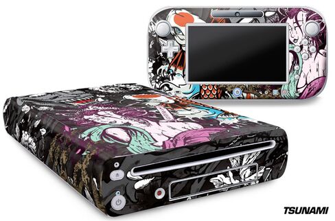247 Skins Graphics kit Sticker Decal Compatible with Nintendo Wii U and Controllers - Tsunami in Saudi Arabia