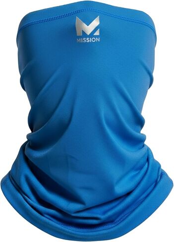 MISSION Multi-Use Neck Gaiter Face Mask for Ski & Outdoors, UPF 50, Breathable Lightweight Fabric in Saudi Arabia