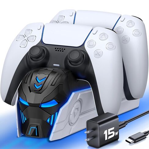 PS5 Controller Charger Station for PlayStation 5 Controllers Dual Stand Charger Dock, PS5 Controller Charging Station Accessories(S in Saudi Arabia