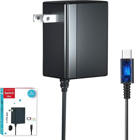 Charger for Nintendo Switch, Switch AC Adapter Work as Original Charger in Saudi Arabia