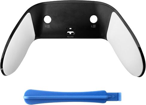 Replacement Back Cover Shell for PS5 DualSense Edge Controller – Repair Shell with Soft Rubber Grip, Snap-On Cam Design to Fix Peeling & Yellowing, White 1PCS, Great Gift for DSE Players Camera in Saudi Arabia