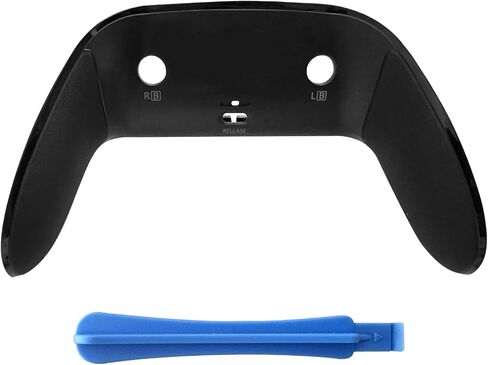 Replacement Back Cover Shell for PS5 DualSense Edge Controller – Repair Shell with Soft Rubber Grip, Snap-On Cam Design to Fix Peeling & Yellowing, Black 1PCS, Great Gift for DSE Players Camera in Saudi Arabia