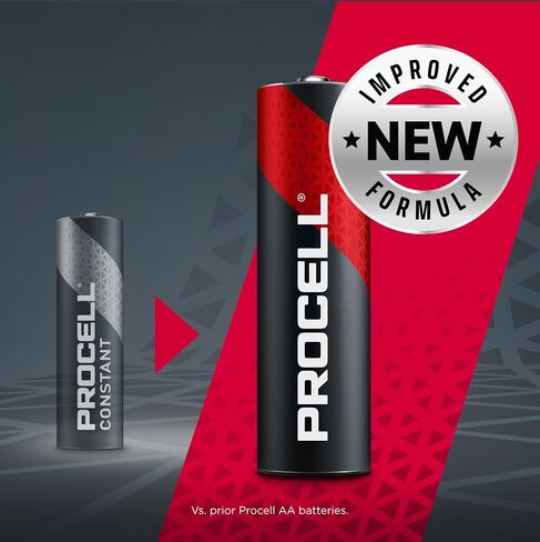 PROCELL AA Alkaline Batteries 1.5V, 144-Count Bulk Pack, Made in USA | Professional facility and medical device power; ANSI/IEC LR6, 3,075 mAh, 10-year shelf life; GSA and Buy American ready in Saudi Arabia