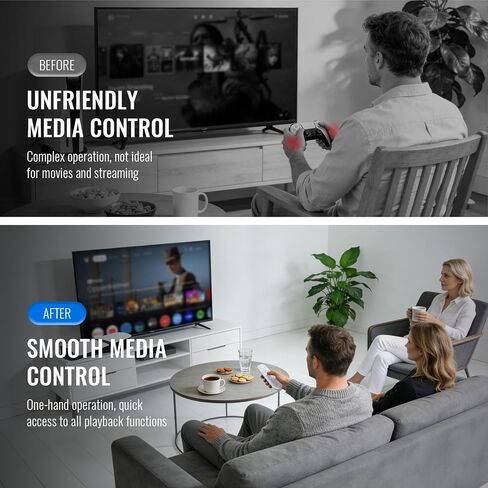 Media Remote Control Compatible with PlayStation 5, Gaming Remote for PS5,TV Power/Volume Controls in Saudi Arabia