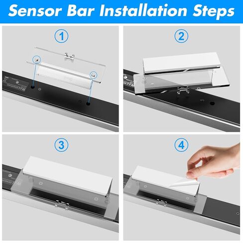LA NREUCETS 4 in 1 Wii Sensor Bar - Wii HDMI Adapter, HDMI Converter, Wii Power Cord AC Adapter, 4.92FT High Speed HDMI Cable Compatible with Nintendo Wii Accessories in Kuwait