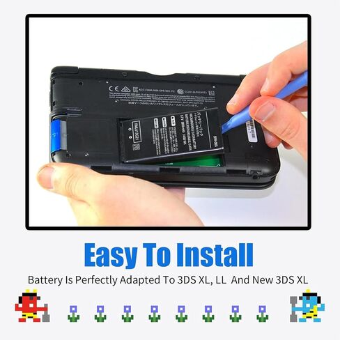SPR-003 Battery 3500mAh for Nintendo 3DS XL New 3DS XL with Repair Tool Kit | 3800mAh, UL/CE/ROHS, Overcharge Protection, 800+ Cycles, Tool Kit Included in Kuwait