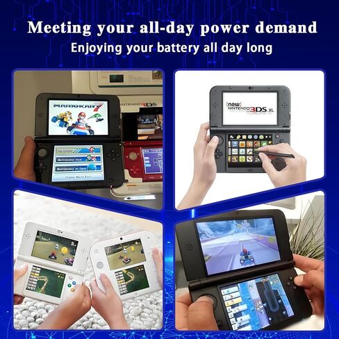 بطارية Pickle Power 3DS XL، بطارية بديلة بقدرة 2000 مللي أمبير في الساعة SPR-003 لجهاز Nintendo 3DSXL/New 3DSXL/ 3DS LL/New 3DS LL، مع مجموعة أدوات إصلاح in Kuwait