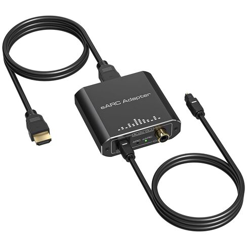 VPFET HDMI Audio Extractor 4K HDMI to Optical 3.5mm AUX Audio Adapter Splitter Converter Support HDCP Digital DTS 5.1 PCM in Kuwait