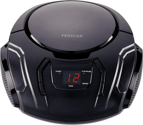 PROSCAN Elite Portable CD Boombox with AM/FM Radio (Black) in Saudi Arabia
