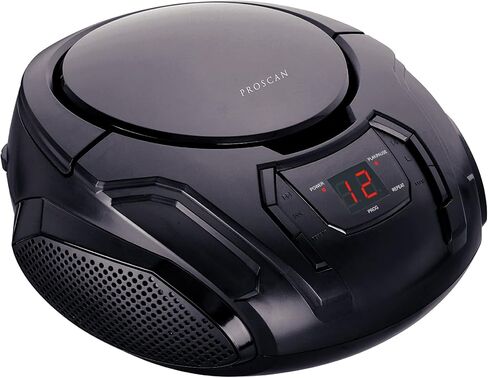 PROSCAN Elite Portable CD Boombox with AM/FM Radio (Black) in Saudi Arabia