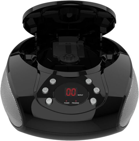 PROSCAN Elite Portable CD Boombox with AM/FM Radio (Black) in Saudi Arabia