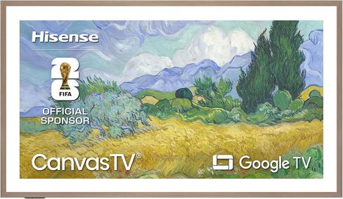 Hisense 65“ Hi-QLED S7 CanvasTV Series 4K UHD Google Smart Art TV (65S7SG, 2026 New) - 144Hz, Art Mode, Anti-Glare Panel, Dolby Vision HDR, Hi-Matte Display, Frame & UltraSlim Wall Mount Included in Kuwait