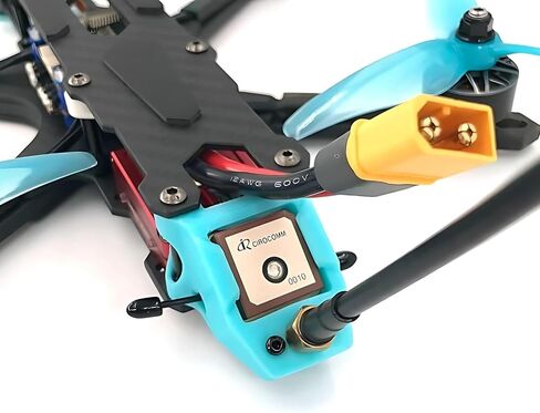 AERO SELFIE FK-A3 GPS Compass Module with Upgraded 10th Generation Chip Compatible with FPV Fixed Wing Drones Supports GPS, GLONASS, BeiDou, Galileo, 32 Satellites in Saudi Arabia
