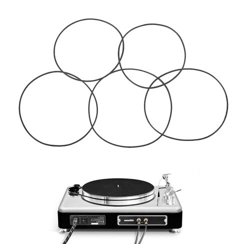 20PCS Nitrile O-Rings Rubber Gasket, 1mm Cross Section NBR Seal Ring Set, OD Range 25-80mm for Cassette Tape Recorder CD DVD Drive Repair in Saudi Arabia