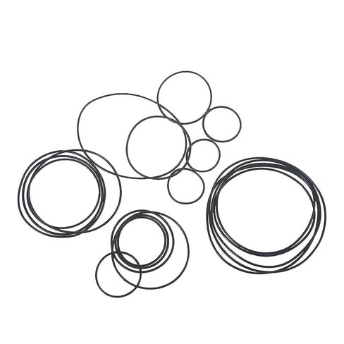 20PCS Nitrile O-Rings Rubber Gasket, 1mm Cross Section NBR Seal Ring Set, OD Range 25-80mm for Cassette Tape Recorder CD DVD Drive Repair in Saudi Arabia