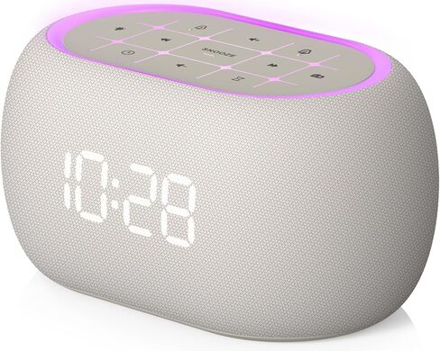 ANJANK Alarm Clock Radio with Dual Alarm for Bedroom, 7-Color Night Light,0-100% Dimmer, 8 Sounds + Gentle Light Wake UP,16-Level Volume,Bedside Digital FM Radio with Sleep Timer, Clock for Kids Teens in Saudi Arabia