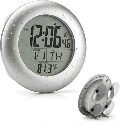 Shower Radio - Includes Carrying or Hanging Strap. Portable Design Perfect for Bathroom, Kitchen, and Outdoor. Built in Speaker, Battery Operated Radio in Saudi Arabia