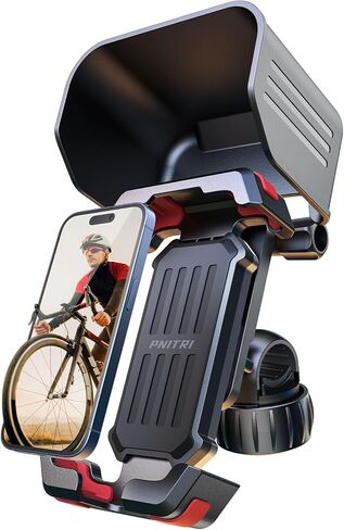 2026 New Upgraded Bike Phone Holder Handlebar - 1S Quick Install, Motorcycle Phone Mount, Bicycle Phone Holder fit Large Phone Case for iPhone Samsung, Dirt Scooter Mini Bike Accessories in Kuwait
