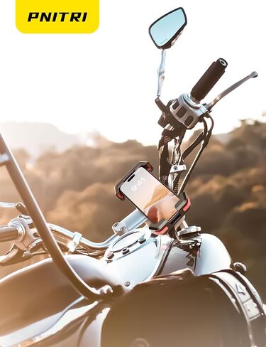 2026 New Upgraded Bike Phone Holder Handlebar - 1S Quick Install, Motorcycle Phone Mount, Bicycle Phone Holder fit Large Phone Case for iPhone Samsung, Dirt Scooter Mini Bike Accessories in Kuwait