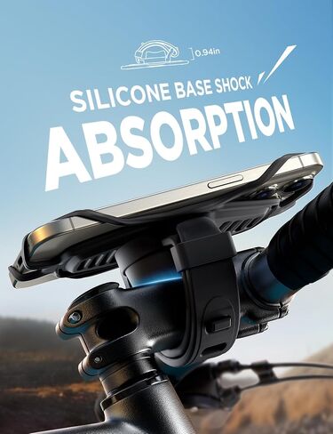 JOYROOM Bike Phone Holder, 2026 Upgrade Phone Mount for Bike [7.2'' Big Phone Friendly&Ultra-Stable], Bicycle Motorcycle Phone Mount Holder Handlebar Cell Phone Clamp for iPhone 15/16 Pro Max Scooter | 7.2'' Big Phone Friendly&Ultra-Stable, Scooter Bicycl in Saudi Arabia