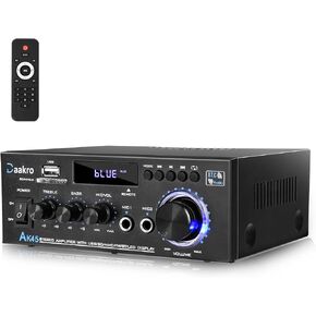 Stereo Audio Amplifier,300W Home 2 Channel Wireless Bluetooth (AK45) in Kuwait
