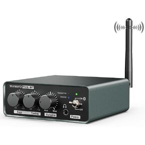 PM5BT Qualcomm Bluetooth Transmitter Phono Preamp for Turntables | Bluetooth transmitter phono preamplifier connects MM turntables to wireless speakers and headphones with EQ controls. in Saudi Arabia
