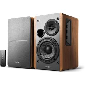 Edifier R1280T Powered Bookshelf Speakers - 2.0 Active Near Field Studio Monitor Speaker - Wooden Enclosure - 42 Watts RMS Power in Kuwait
