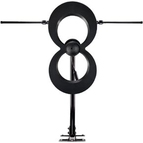 Antennas Direct ClearStream 2V Indoor Outdoor TV Antenna UHF VHF Multi-Directional, 60+ Mile Range, 4K 8K UHD, NEXTGEN TV – w/Reflector, 20-inch Mast in Saudi Arabia