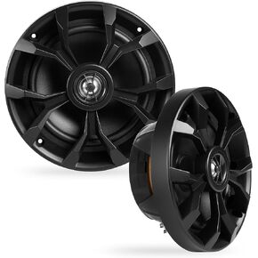 BELVA BBMS8B 8" 2-Way 500W Peak (250W RMS) Black Marine Coaxial Speakers for Marine/ATV/Motorcycle/Powersports in Kuwait
