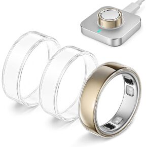 3 Pack Cover for Oura Ring Gen 5, Ultra-Thin Clear TPU Ring Protector | Anti-Scratch Protector Case Smart Ring Accessories for Oura Ring 5 Women Men, Supports Charging, Ultra-Thin 0.5mm in Kuwait