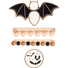 JR.DM 13-Pcs Silver Pearl Butterfly Watch Charms for Apple Watch Band | Pearl butterfly accessories include 10 rings and 3 sliding charms; watch and band not included. in Saudi Arabia