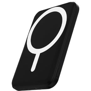 podoru for MagSafe Power Bank 5000mAh, Ultra-Slim Magnetic Portable Charger | 20W PD Fast Charging, Travel Essentials with USB-C Cable, Wireless Battery Pack for iPhone 17/16/15/14/13/12 Series-Black in Saudi Arabia